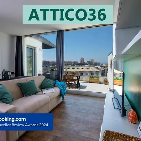 公寓 Attico Luxury Con Parcheggio E Terrazza Vista Mozzafiato *